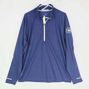 Zero Restriction 1/2 Zip Golf‎ Pullover Mens XL Blue Performance Goldmedal Pools